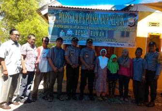 Polres Kaur Serahkan 2 Bedah Rumah di Kecamatan Tetap