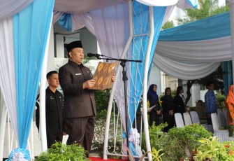 Sekretaris Daerah Provinsi Bengkulu Nopian Andusti Jadi Pembina Upacara Peringatan Harganas Dan Hani 2019
