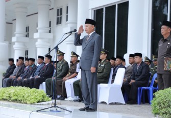 Plt Bupati Asahan Surya Saat menjadi Irup peringatan hari lahir Pancasila