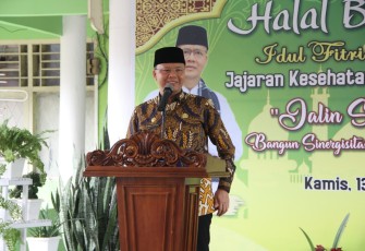 Gubernur Bengkulu Rohidin Mersyah Hadir Dalam Halal Bi Halal di Dinas Kesehatan Provinsi Bengkulu 