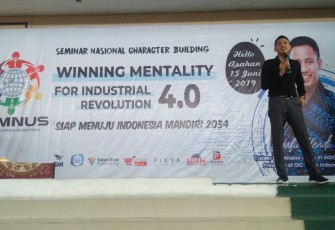 Syafii Efendi saat memberikan motivasi