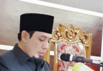 Wakil Wali Kota Bengkulu Dedy Wahyudi Sampaikan Nota Pengantar Raperda LPJ APBD 2018
