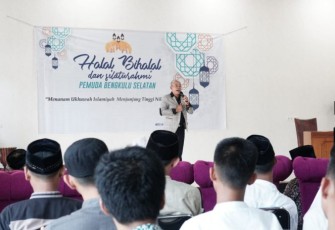 Bupati Bengkulu Selatan Gusnan Mulyadi Dalam Acara Halal Bi Halal 