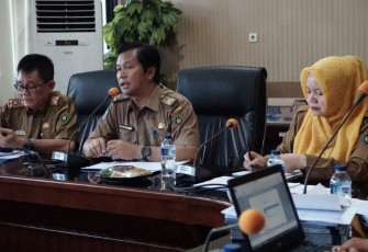 Sekretaris Daerah Bengkulu Selatan Yudhi Satria MM Pimpin Rapat 