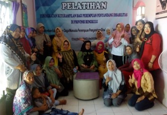 Koalisi Perempuan Indonesia Bengkulu Adakan Pelatihan Peningkatan Keterampilan Bagi perempuan Penyandang Disabilitas