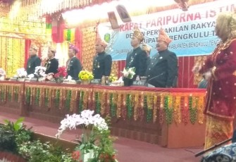 Paripurna Istimewa DPRD Bengkulu Tengah 