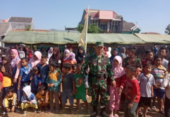Warga Desa Kalikondang Antusias Ikuti Upacara Pembukaan TMMD