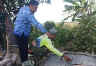 Lokasi Pembangunan Tugu Prasasti TMMD di Dukuh Prigi