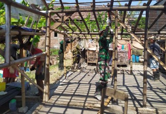 Satgas TMMD Hadapi Kendala Saat Rehab RTLH