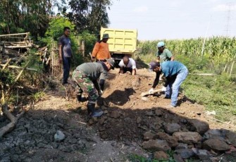 TMMD Tegal tingkatkan Droping Material