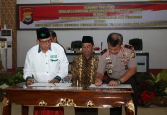 NU-Polda Bengkulu Teken MoU Cegah Radikalisme dan Terorisme