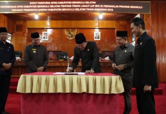 Paripurna DPRD Bengkulu Selatan 
