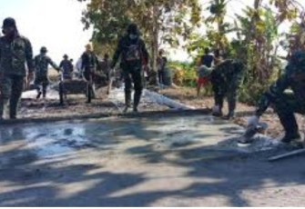 Pengecoran Jalan Oleh TMMD Selesai