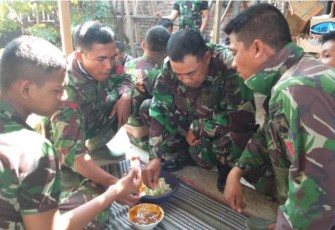 Kebersamaan Prajurit di Lokasi TMMD Akan Dikenang Sepanjang Masa