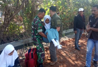 Tim Kesehatan TMMD Sigap di Lapangan