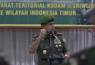 Pangdam  Berangkatkan Satgas TER Kodam II SWJ Ke Wilayah Indonesia Bagian Timur