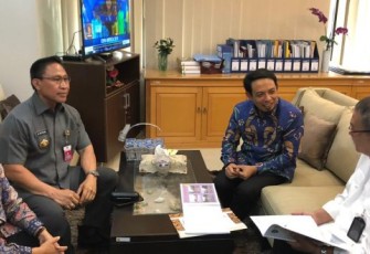 Wakil Wali Kota Dedy Wahyudi Melobi Kementerian PUPR RI 