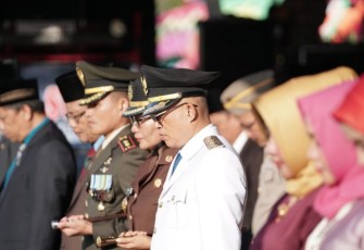 Bupati Bengkulu Selatan Gusnan Mulyadi Hadiri HUT Bhayangkara ke 73 di Pino Raya 