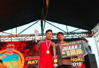 Pierre Juara I Kejurnas IONFC 2019 Kelas Rookie 