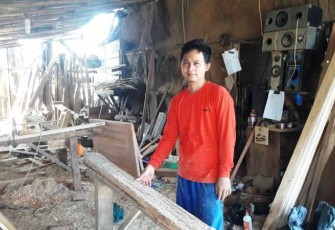 Rasaka pegrajin kusen yang menatap berkah kehadiran TMMD Tegal