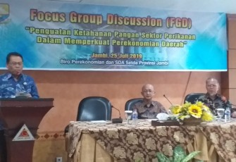 Asisten II Buka FGD Penguatan Ketahanan Pangan Dalam Sektor Perikanan Memperkuat Perekonomian Daerah Jambi
