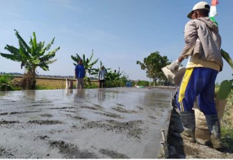 Pengecoran terus berjalan