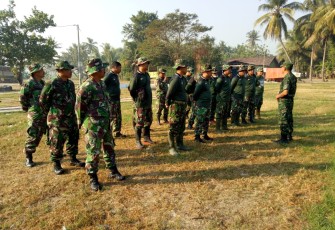 Semangat Pagi Kesiapan TMMD Reg 105 Kodim Klaten