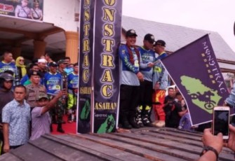 Kapolda Sumut Lepas Ribuan Pencinta Sepeda Motor Trail di Even MAX II 2019