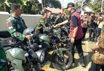 Gubernur Salami Prajurit Kodim Klaten