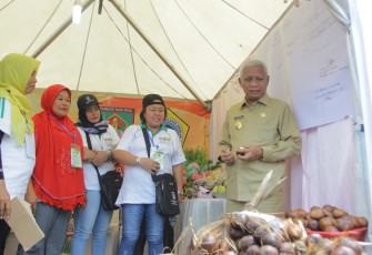 Gubernur Sumut Edy Rahmayadi saat menghadiri Peda KTNA 