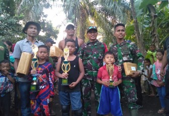 Dandim Santoso Gelar Lomba BMX di Lokasi TMMD
