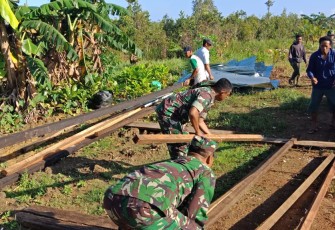 Desa Cinta Makmur Soliditas TNI Dengan Masyarakat Terjalin Erat