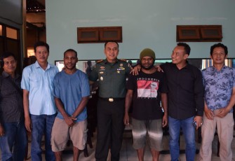 Dandim Klaten Silaturahmi Dengan Warga Papua