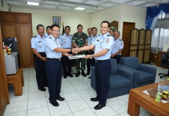Kepala Staf Angkatan Udara Marsekal Yuyu Sutisna Pimpin Serah Terima Jabatan