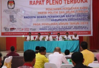 Penetapan Calon Terpilih DPRD Labuhanbatu Periode 2019-2024