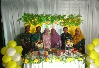 Sarana Siraturahmi Dandim Beserta Jajaran Hadiri Undangan Kepala Dusun VI