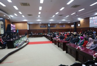 Suasana Rapat Paripurna Penyampaian Sumpah Janji Anggota DPRD Kabupaten Blitar Masa Jabatan Tahun 2019 2024