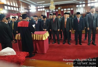 Pelantikan Anggota DPRD Kabupaten Bengkulu Selatan Periode 2019 2024 
