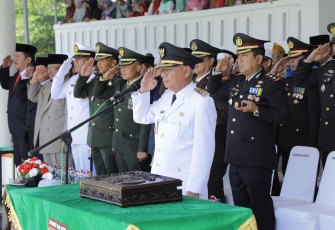 Pemkab Asahan Gelar Upacara Peringatan HUT RI ke-74 di Alun-Alun Kota Kisaran