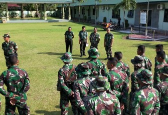 Pasukan Satgas TMMD telah tiba di Makodim 0209/LB