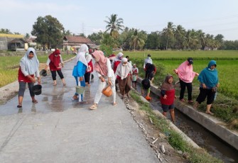 Cukup Besar Dukungan Ibu-Ibu di TMMD Kodim Klaten