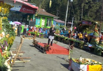 Wakil Bupati Tegal Dalam Ruwatan Bumi Guci. Bumijawa . Kamis (12/09)