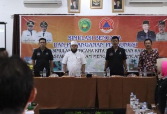 Wali Kota Bengkulu Helmi Hasan Buka Kegiatan Simulasi Dan Sosialisasi Bencana Dan Penanggulangan Pengungsi Tahun 2019
