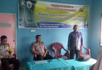 Pemdes Tanjung Agung Gelar Sosialisasi Hukum
