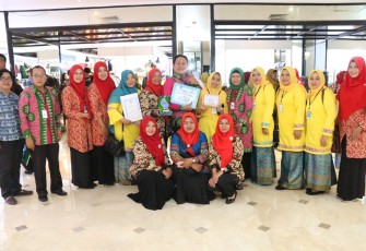 TP PKK Asahan Raih Juara III Kategori Aransement Terbaik Jambore Kader PKK Tahun 2019