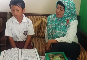 Fadil Maulana Siswa SD Debong Tengah 03 Kecamatan Tegal Selatan