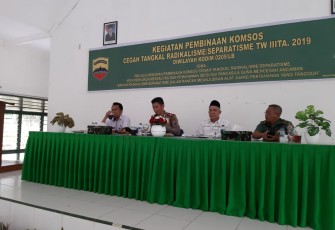 Kodim 0209 Labuhanbatu Gelar Pembinaan Komsos Cegah Tangkal Radikalisme