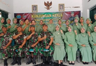Komandan Kodim 0723/Klaten Letkol Kav Minarso S sos Laksanakan Kunjungan Kerja Ke Koramil Kemalang