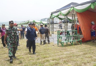 Bupati Kepahiang Dr Ir Hidayattullah Sjahid di Dampingi Dandim 0409 Rejang Lebong Letkol Inf Sigit Purwoko SE 