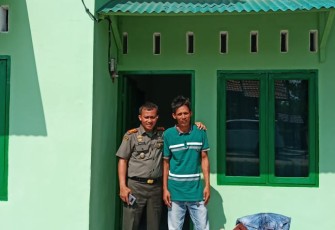 Dandim Tetap Jalin Hubungan Silaturahmi dengan Warga Desa Cinta Makmur 